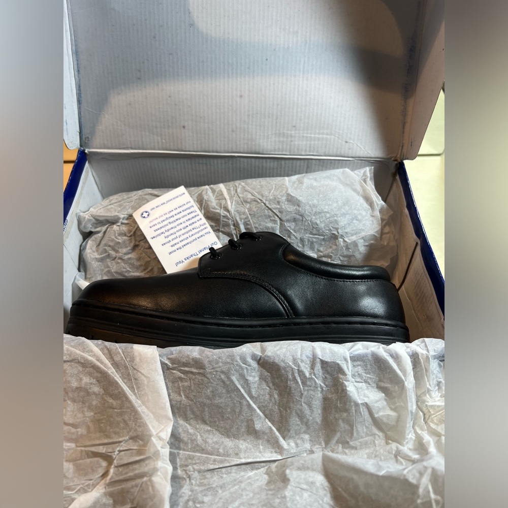 White Cross Official Eco-Friendly Comfort Work School Shoes Men’s 8 Black NEW - Picture 11 of 11